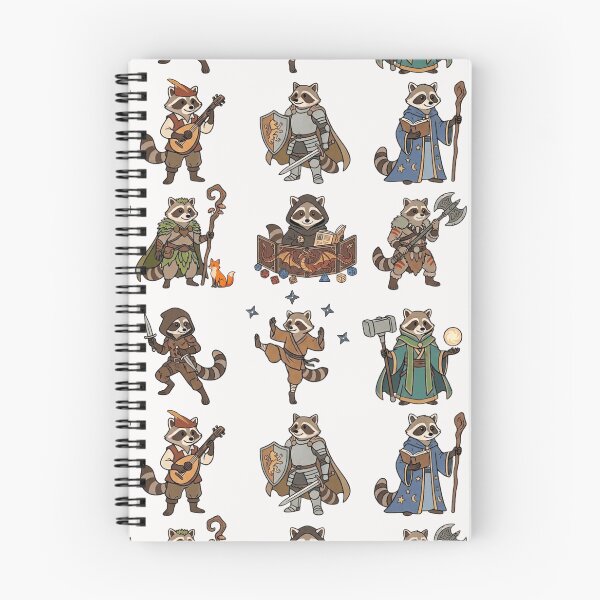 Item preview, Dungeons and Raccoons: dnd trash panda rpg characters designed and sold by DungeonAtelier.