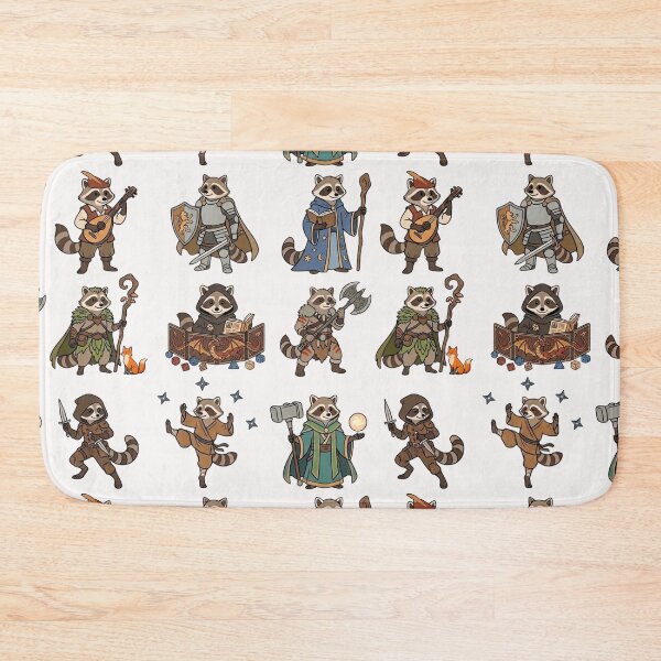Item preview, Dungeons and Raccoons: dnd trash panda rpg characters designed and sold by DungeonAtelier.