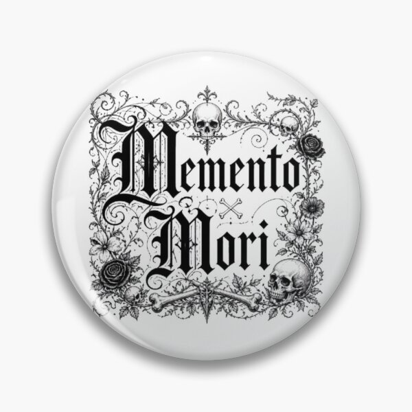 Item preview, Gotik Memento Mori Kafatası ve Gül İllüstrasyonu designed and sold by ByKayaPrints.