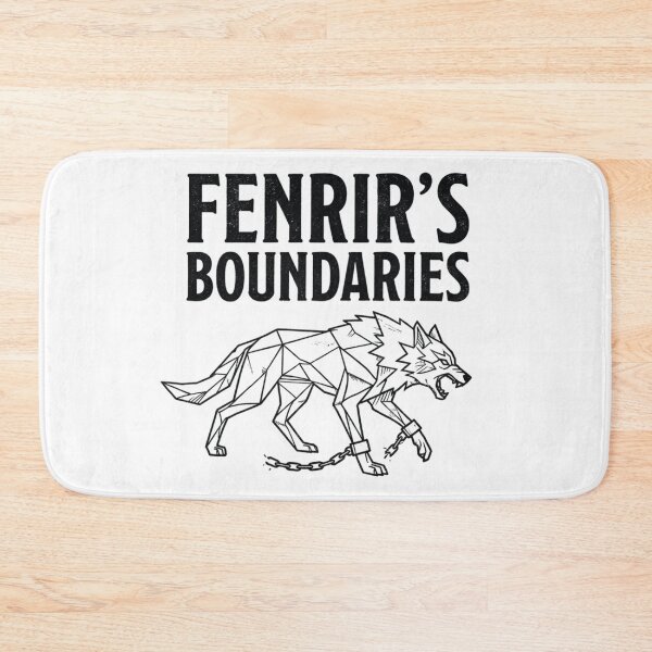 Item preview, Fenrir's Boundaries Norse Mythology Chained Wolf Tee designed and sold by GabeMountainArt.
