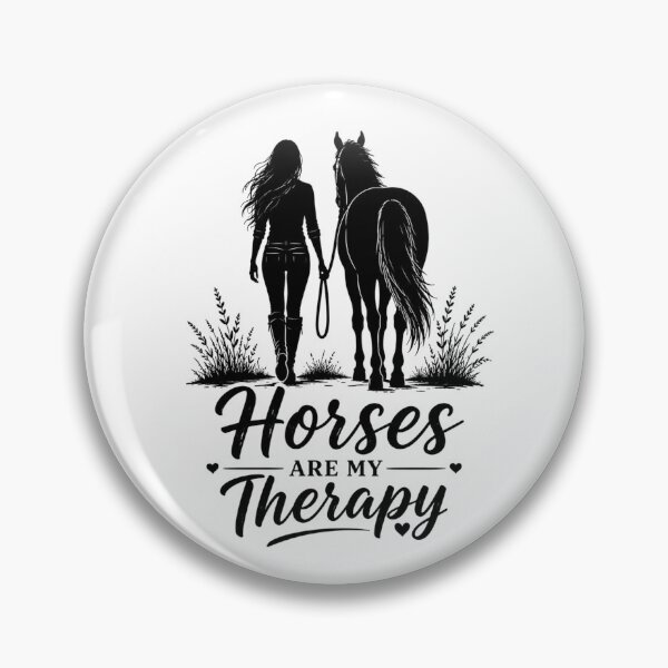 Artikelvorschau, Horses Are My Therapy entworfen und verkauft von OTSC.