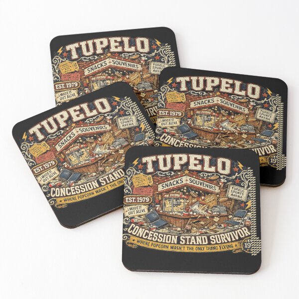 Item preview, Tupelo Concession Stand Survivor Vintage Wrestling T-Shirt | Lawler vs Dundee Arena Riot | Memphis Wrestling Retro Graphic Tee designed and sold by The Irish Whip.