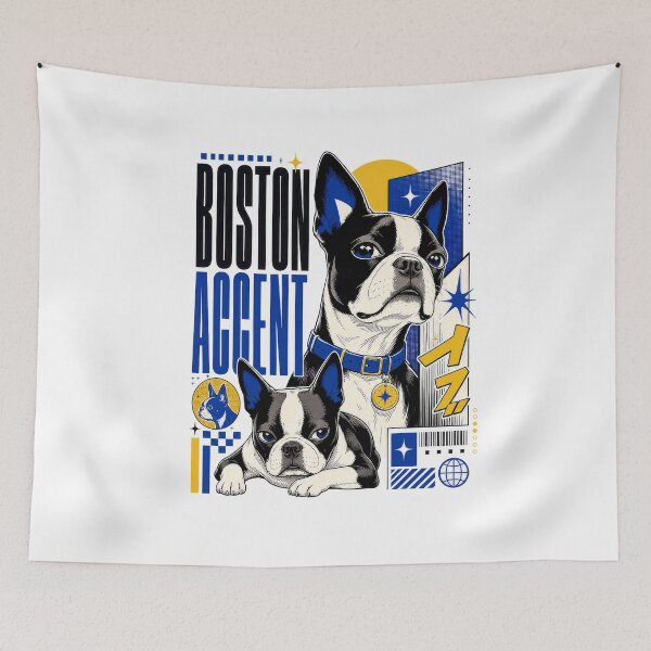 Item preview, Boston Terrier Urban Streetwear Dog Graphic designed and sold by AntiqueImages.