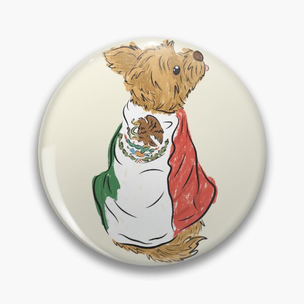 Item preview, Yorkie wearing the Mexican Flag designed and sold by lovemydoggie.