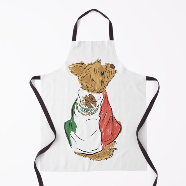 Item preview, Yorkie wearing the Mexican Flag designed and sold by lovemydoggie.