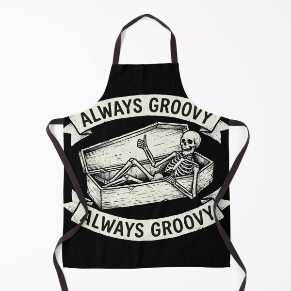 Item preview, Always Groovy Skeleton Coffin Halloween Shirt designed and sold by TeNovaStudio.