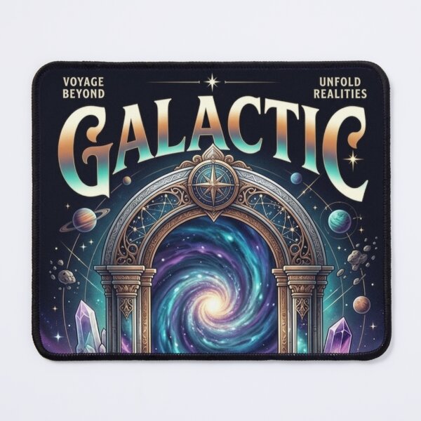 Item preview, Galactic Voyage – Cosmic Portal Fantasy Art designed and sold by Dogandesighn.