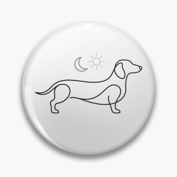 Item preview, Minimalist Line Art Dachshund | Scandinavian Continuous Line Dog Illustration designed and sold by jgoteiner.