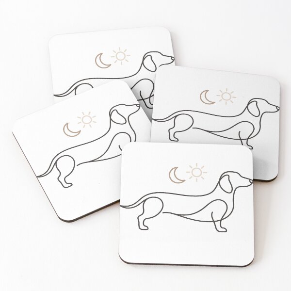 Item preview, Minimalist Line Art Dachshund | Scandinavian Continuous Line Dog Illustration designed and sold by jgoteiner.