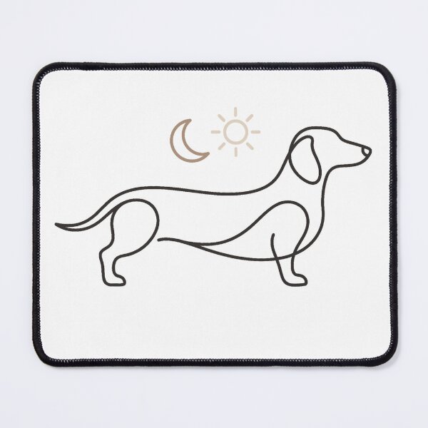 Item preview, Minimalist Line Art Dachshund | Scandinavian Continuous Line Dog Illustration designed and sold by jgoteiner.