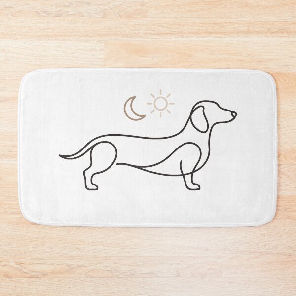 Item preview, Minimalist Line Art Dachshund | Scandinavian Continuous Line Dog Illustration designed and sold by jgoteiner.