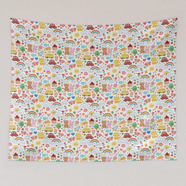 Item preview, Kindergarten Preschool Doodle Pattern designed and sold by CI Creative Design LLC.