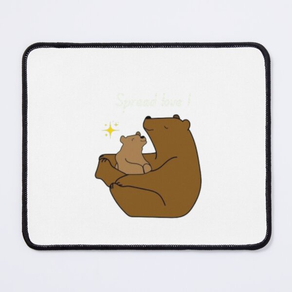 Item preview, Sweet Bear Hug | Cute Minimalist Bear Family Illustration designed and sold by Slay29.
