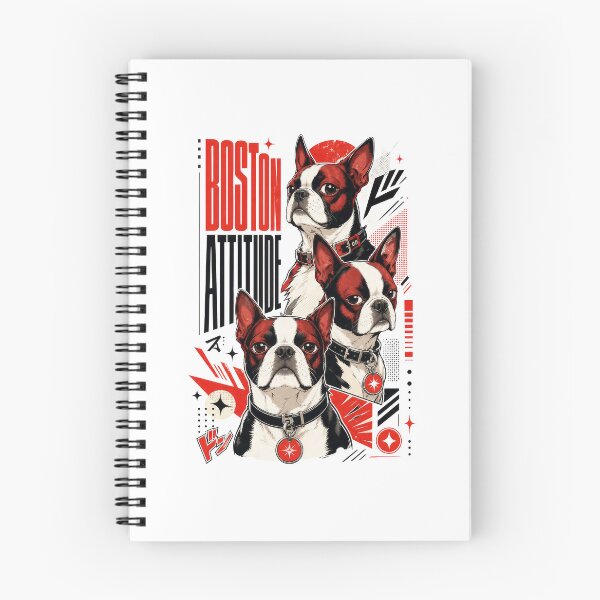 Item preview, Boston Terrier Attitude Urban Kawaii Dog Design designed and sold by AntiqueImages.