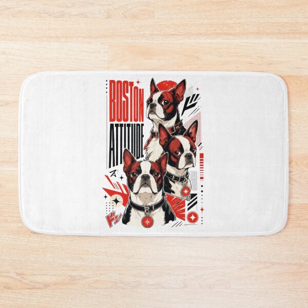 Item preview, Boston Terrier Attitude Urban Kawaii Dog Design designed and sold by AntiqueImages.