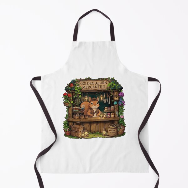 Item preview, Golden Acorn Mercantile | Cottagecore Squirrel General Store | Woodland Trading Post | Enchanted Forest Market | Cozy Storybook Shop | Whimsical Nature Gift designed and sold by MrDev.