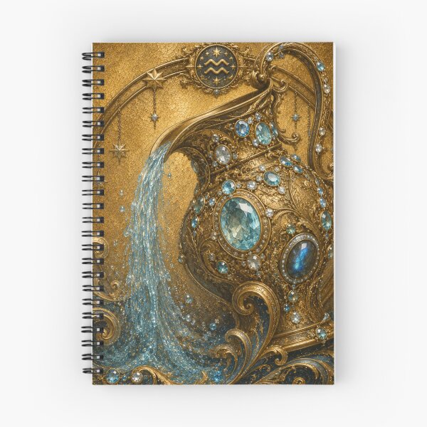 Artikelvorschau, Goldener Wassermann (Sternzeichen Wassermann) entworfen und verkauft von VelarisMoon.