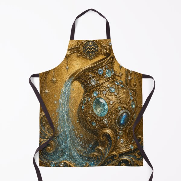 Artikelvorschau, Goldener Wassermann (Sternzeichen Wassermann) entworfen und verkauft von VelarisMoon.