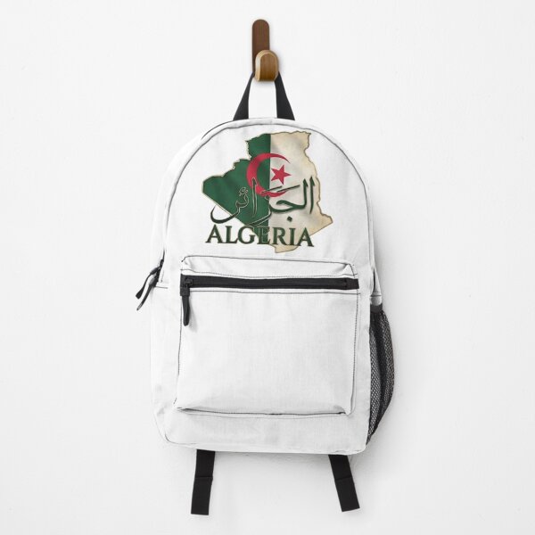 Item preview, Elegant Algeria Map with Arabic Calligraphy - Patriotic Heritage designed and sold by Sarah'sCreativeLab.