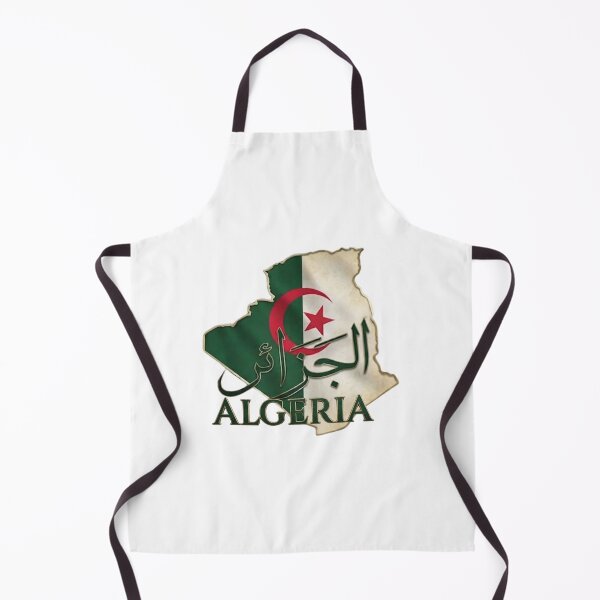 Item preview, Elegant Algeria Map with Arabic Calligraphy - Patriotic Heritage designed and sold by Sarah'sCreativeLab.