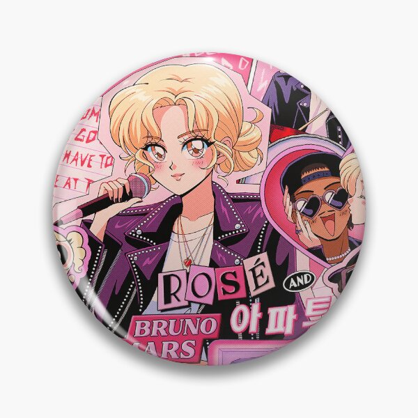Item preview, APT Collage Sticker, Rose and Bruno Mars designed and sold by Hanavbaras.
