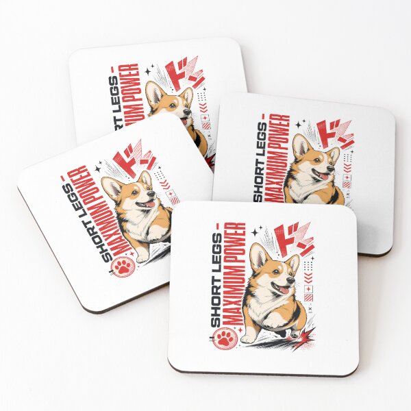 Item preview, Corgi Short Legs Maximum Power Comic Style designed and sold by AntiqueImages.
