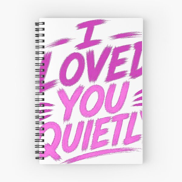 Item preview, I Loved You Quietly – Emotional Typography Quote T-Shirt |  Heartbreak Design designed and sold by Saraisha Studio.