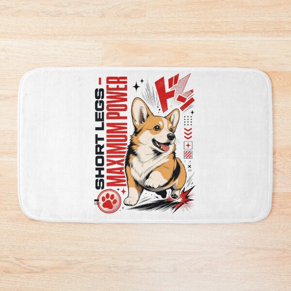 Item preview, Corgi Short Legs Maximum Power Comic Style designed and sold by AntiqueImages.