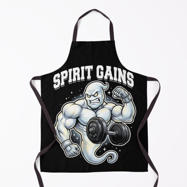 Item preview, Spirit Gains Funny Muscular Ghost Gym Shirt designed and sold by TeNovaStudio.