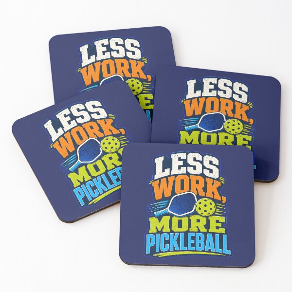 Item preview, Less Work More Pickleball Retro Sport designed and sold by Mr Lee.