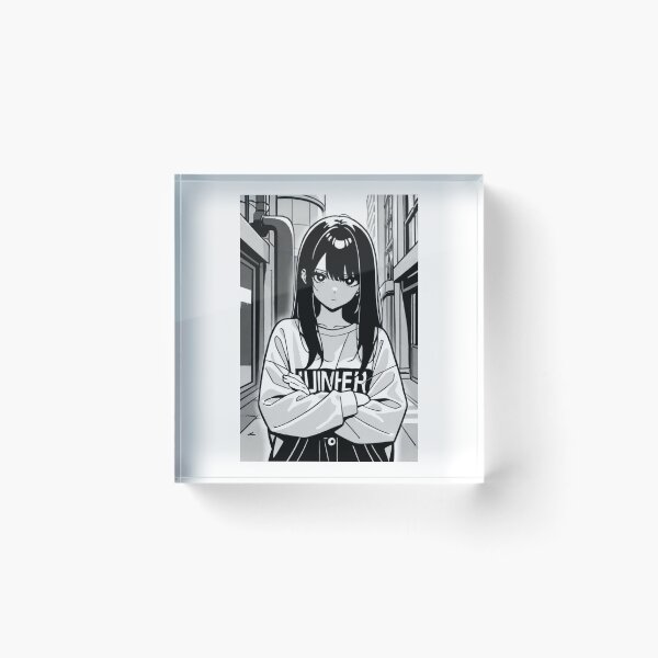 Item preview, Art - Contemporary Manga Character, Defensive Attitude designed and sold by AnimeShin.