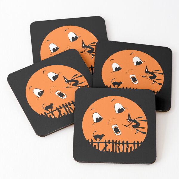 Item preview, Halloween Moon Face designed and sold by longneckgoosie.