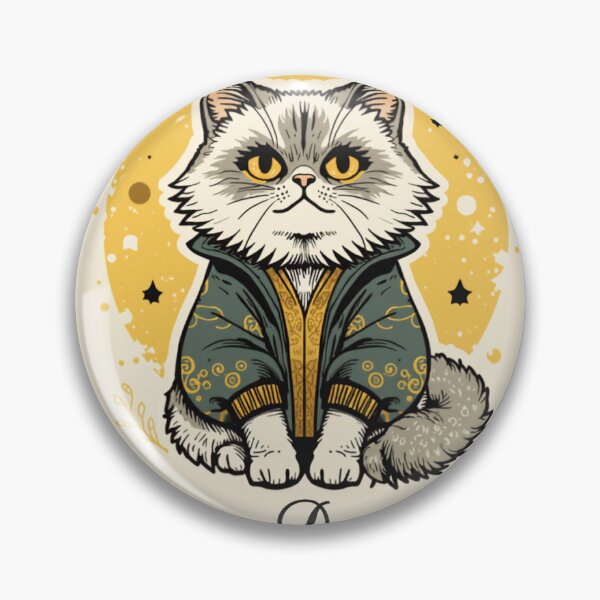 Item preview, Urban Dreamer Ragdoll Persian Cat Sticker | Cute Fantasy Cat Illustration | Aesthetic Urban Fashion Vinyl Decal designed and sold by FUSION STUDIO.