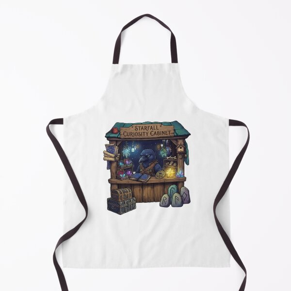 Item preview, Starfall Curiosity Cabinet | Gothic Raven Curio Shop | Arcane Curiosities | Fantasy Magic Merchant | Celestial Curiosity Shop | Dark Cottagecore Art designed and sold by MrDev.