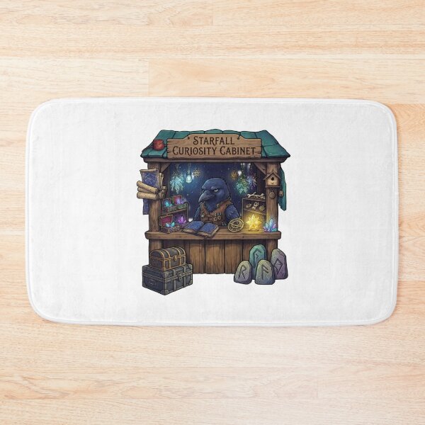 Item preview, Starfall Curiosity Cabinet | Gothic Raven Curio Shop | Arcane Curiosities | Fantasy Magic Merchant | Celestial Curiosity Shop | Dark Cottagecore Art designed and sold by MrDev.