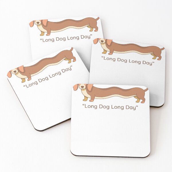 Item preview, Long Dog Long Day | Funny Stretched Dachshund Cozy Dog Humor Design designed and sold by jgoteiner.