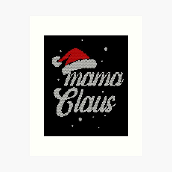 Item preview, Mama Claus Funny Ugly Christmas Mom Gift designed and sold by clickbongski.
