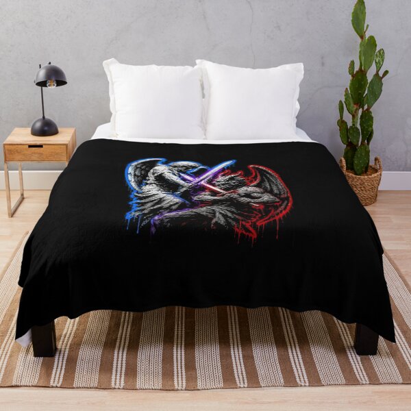 Item preview, Angel vs devil - Street art.  designed and sold by AbbyThorns.