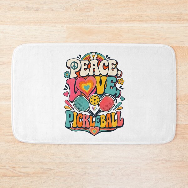 Item preview, Peace Love Pickleball Groovy Retro Sport designed and sold by Mr Lee.