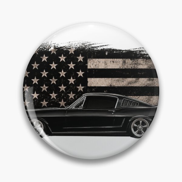 Item preview, Classic American Fastback Muscle Car | Distressed USA Flag | Patriotic Vintage Car T-Shirt designed and sold by Diesel outlaw .