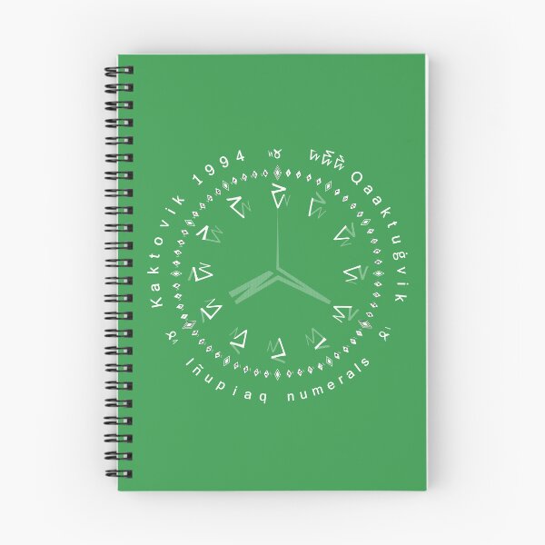 Item preview, Iñupiaq numerals - radial + text (also available in black) designed and sold by MarkArtDesignUK.