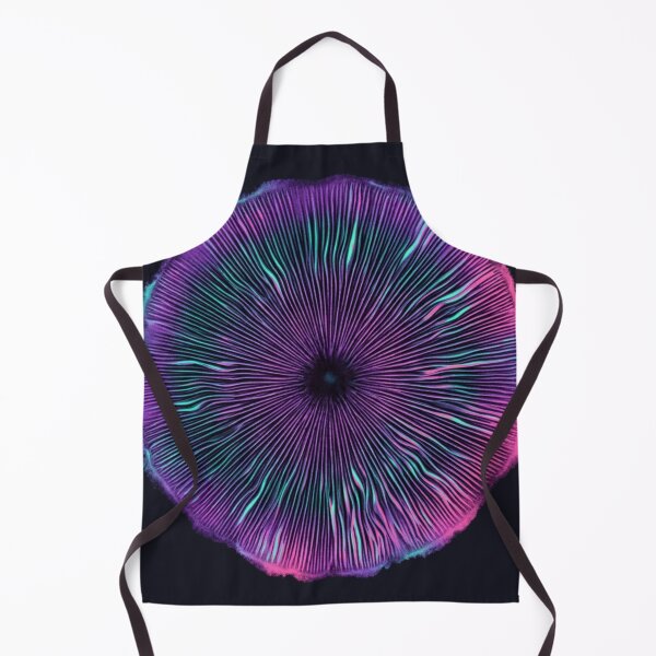 Item preview, Psychedelic Mushroom Spore Print Trippy Art Purple Teal designed and sold by Arobinoz.