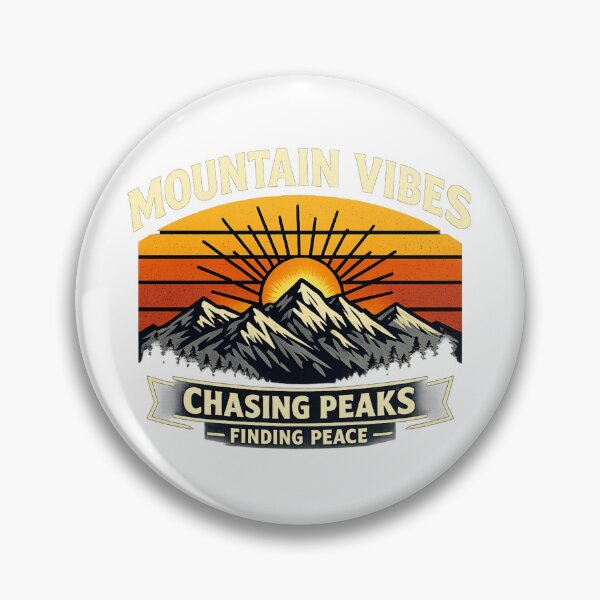 Item preview, Chasing Peaks Finding Peace Mountain Vibes designed and sold by DPBTees70.