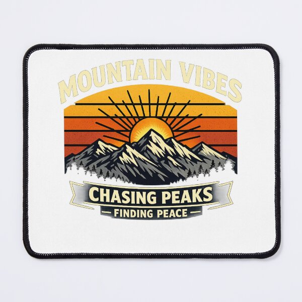 Item preview, Chasing Peaks Finding Peace Mountain Vibes designed and sold by DPBTees70.