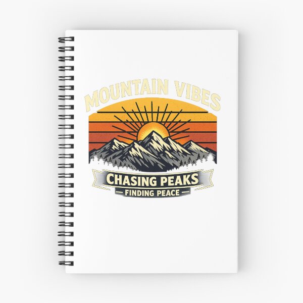 Item preview, Chasing Peaks Finding Peace Mountain Vibes designed and sold by DPBTees70.