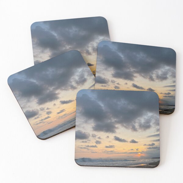 Item preview, Glowing evening sky by the sea designed and sold by Art of Momenz.