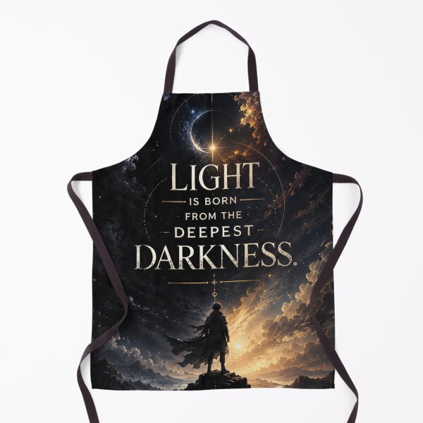 Item preview, Light Is Born From the Deepest Darkness – Inspirational Fantasy Art designed and sold by UniverseShade.
