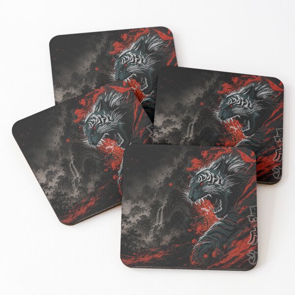 Item preview, Black Tiger Rising | Dark Martial Spirit designed and sold by Fei Long Design Hub.