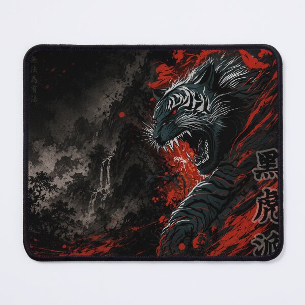 Item preview, Black Tiger Rising | Dark Martial Spirit designed and sold by Fei Long Design Hub.