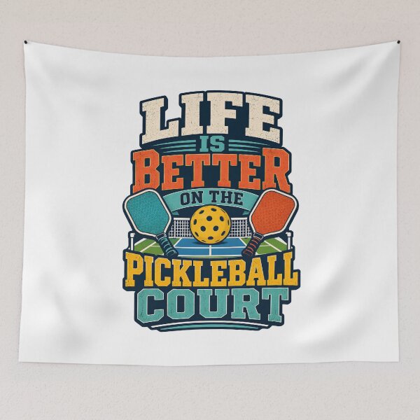 Item preview, Life Is Better On The Pickleball Court Sport designed and sold by Mr Lee.